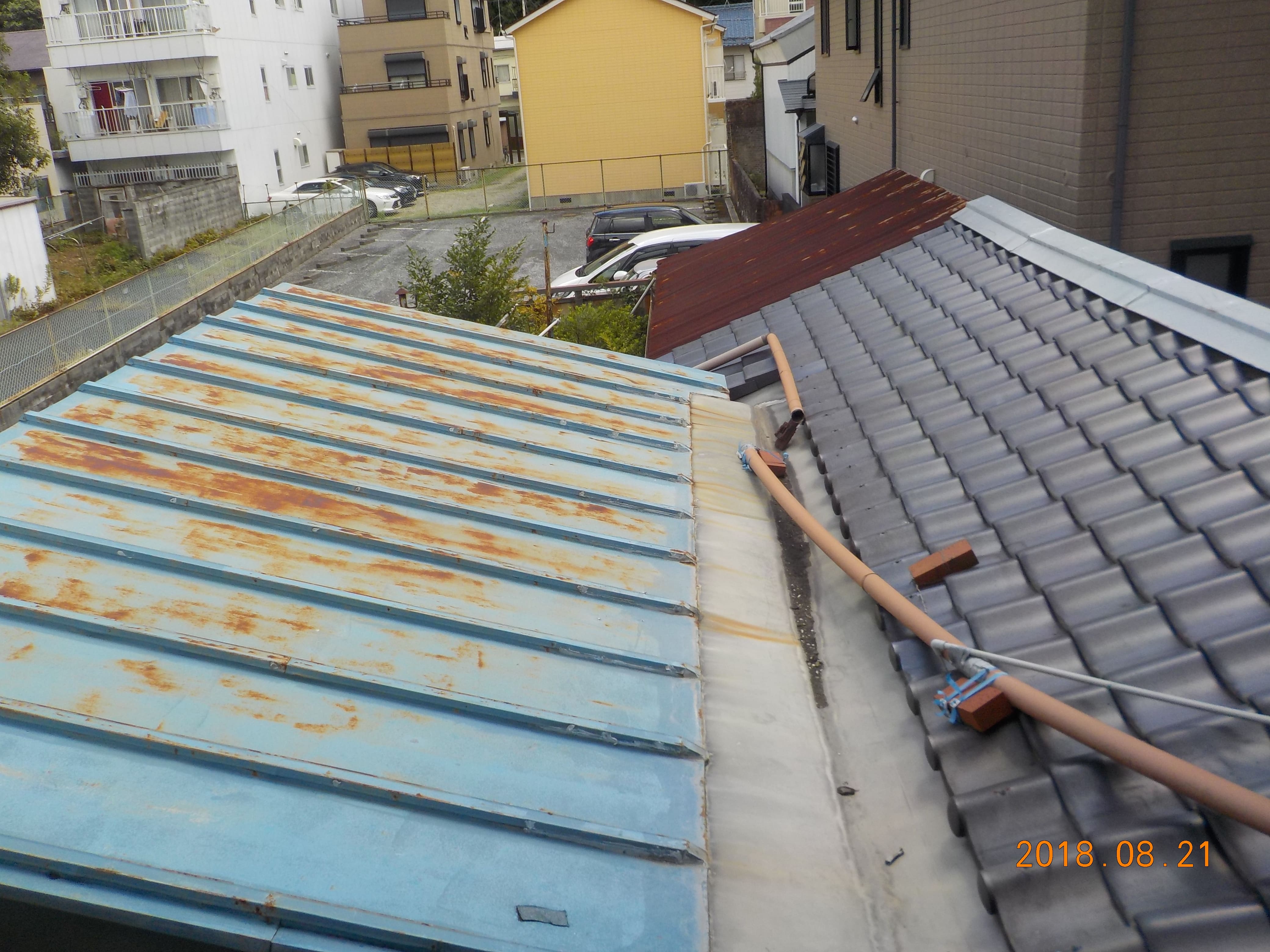 雨漏りワークス：岐阜県岐阜市金屋町Ｎ様邸施工前